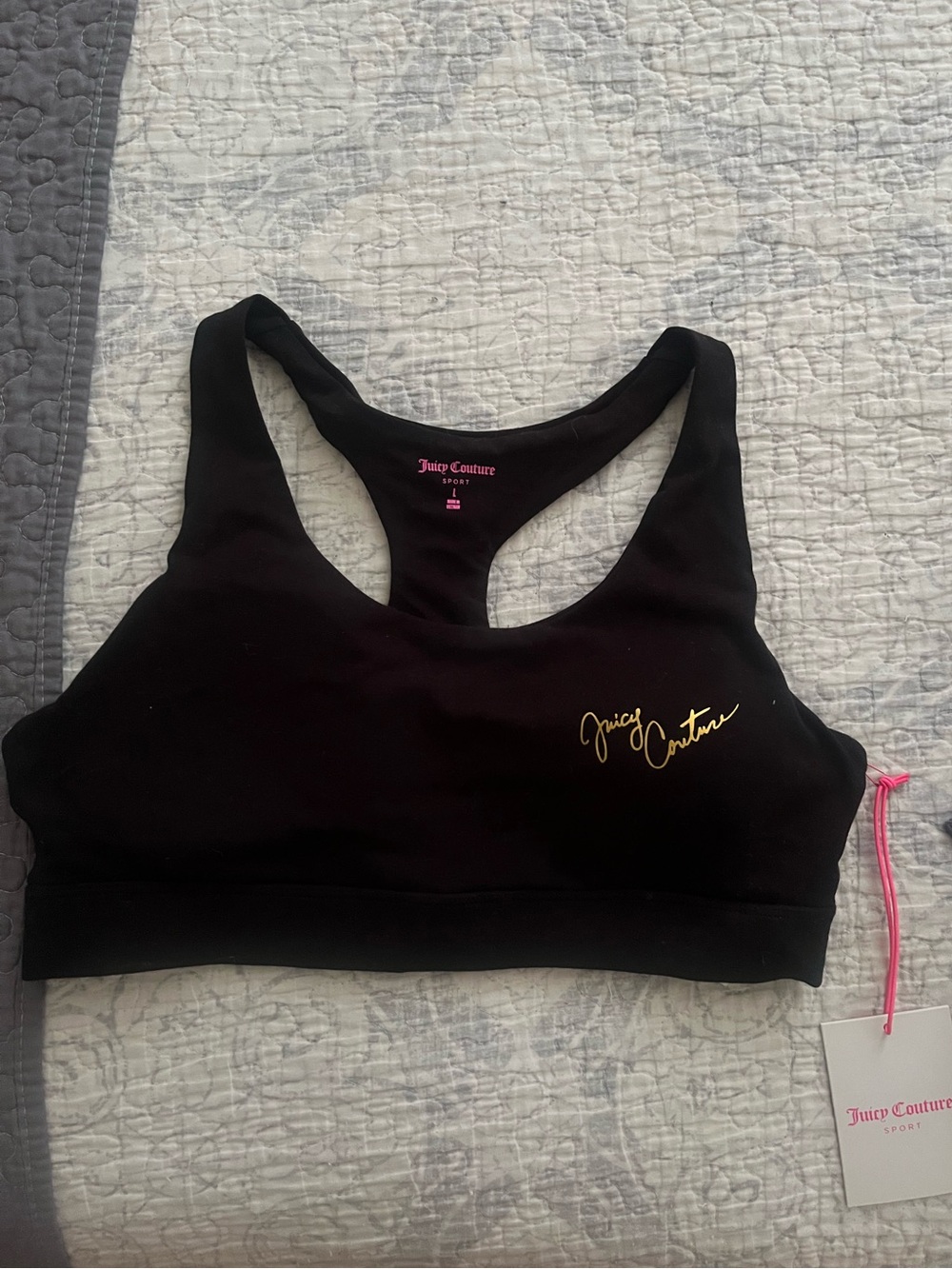 Juicy Couture Women’s Sports Bra Size L *New with Tags*
